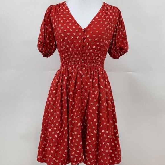 Madewell Sophia Mini Dress in Bandana Flower xs - Picture 7 of 9